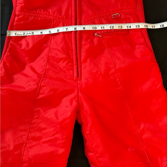 Vintage Sno Rags insulated ski/snow bib overalls classic bibs youth size 14 - Picture 8 of 9